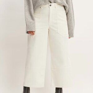 Everlane Corduroy Gardener Pant White